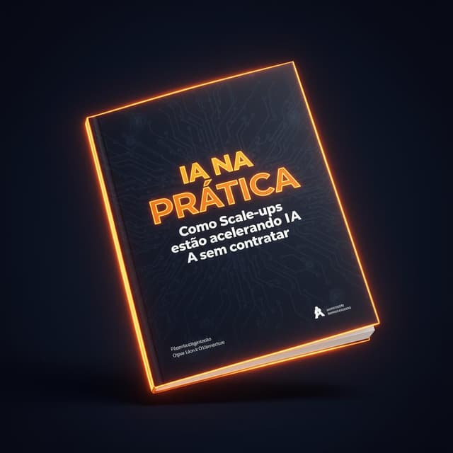 Capa do E-book — IA em semanas, não em meses